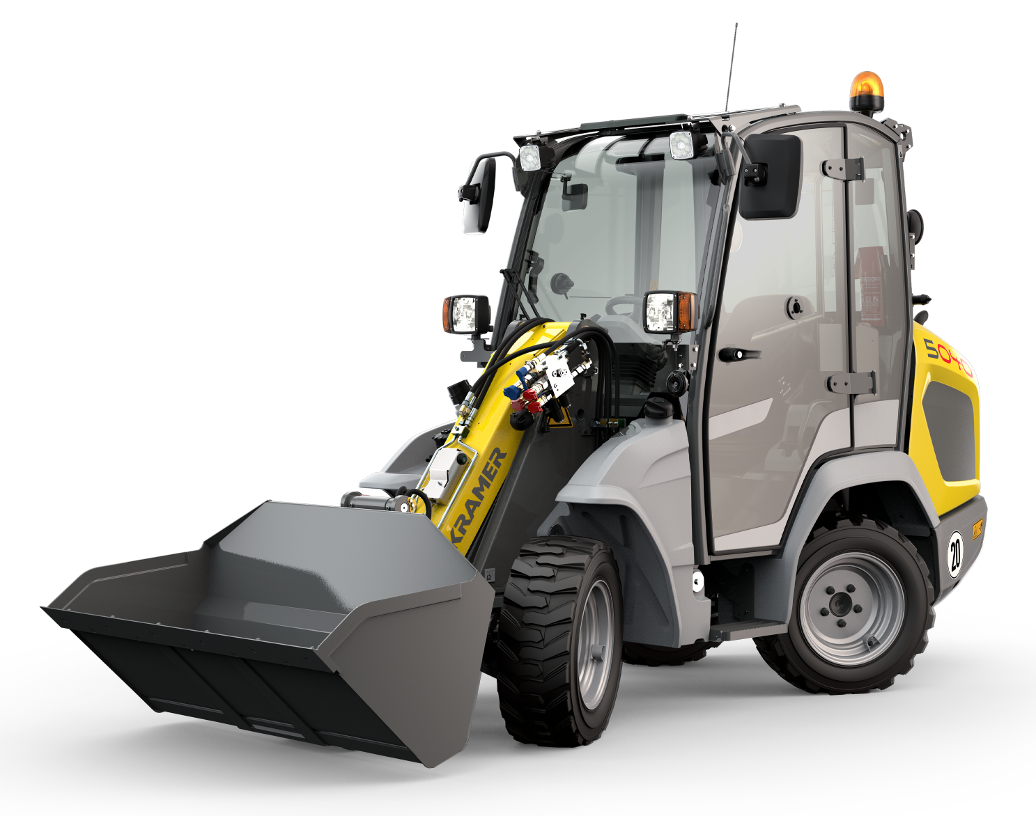 Radlader - Allradgelenkt - Schaufelinhalt bis 0,4 m³