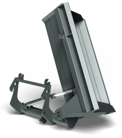 Seitenkippschaufel für Radlader-Anbau