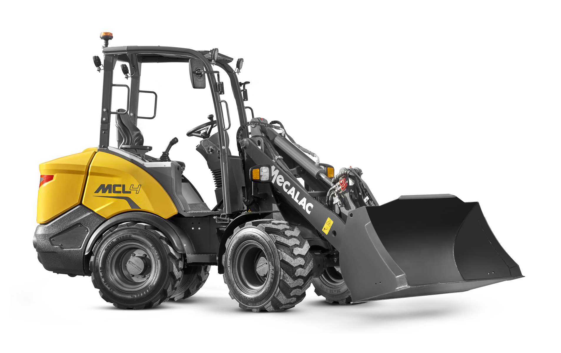 Radlader - Knickgelenkt - Schaufelinhalt bis 0,6 m³